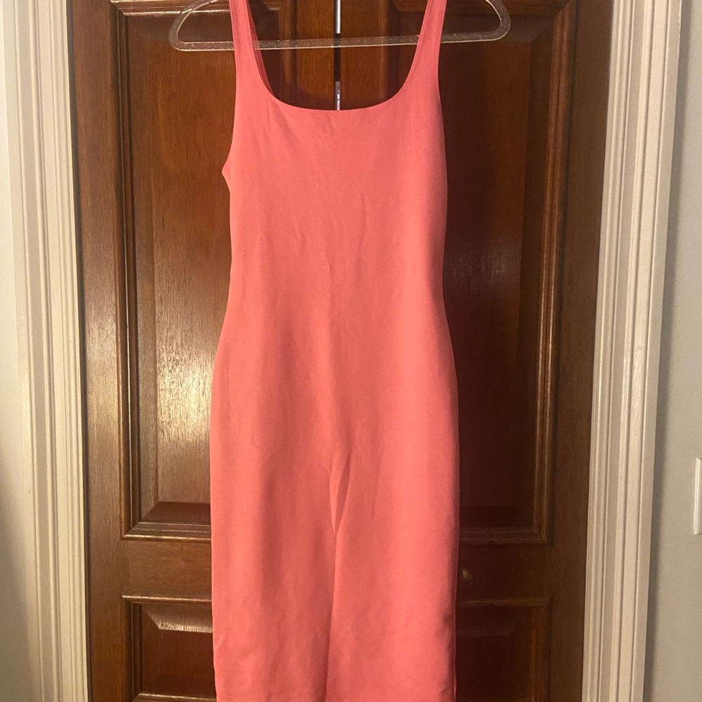 Pink pencil dress Zara